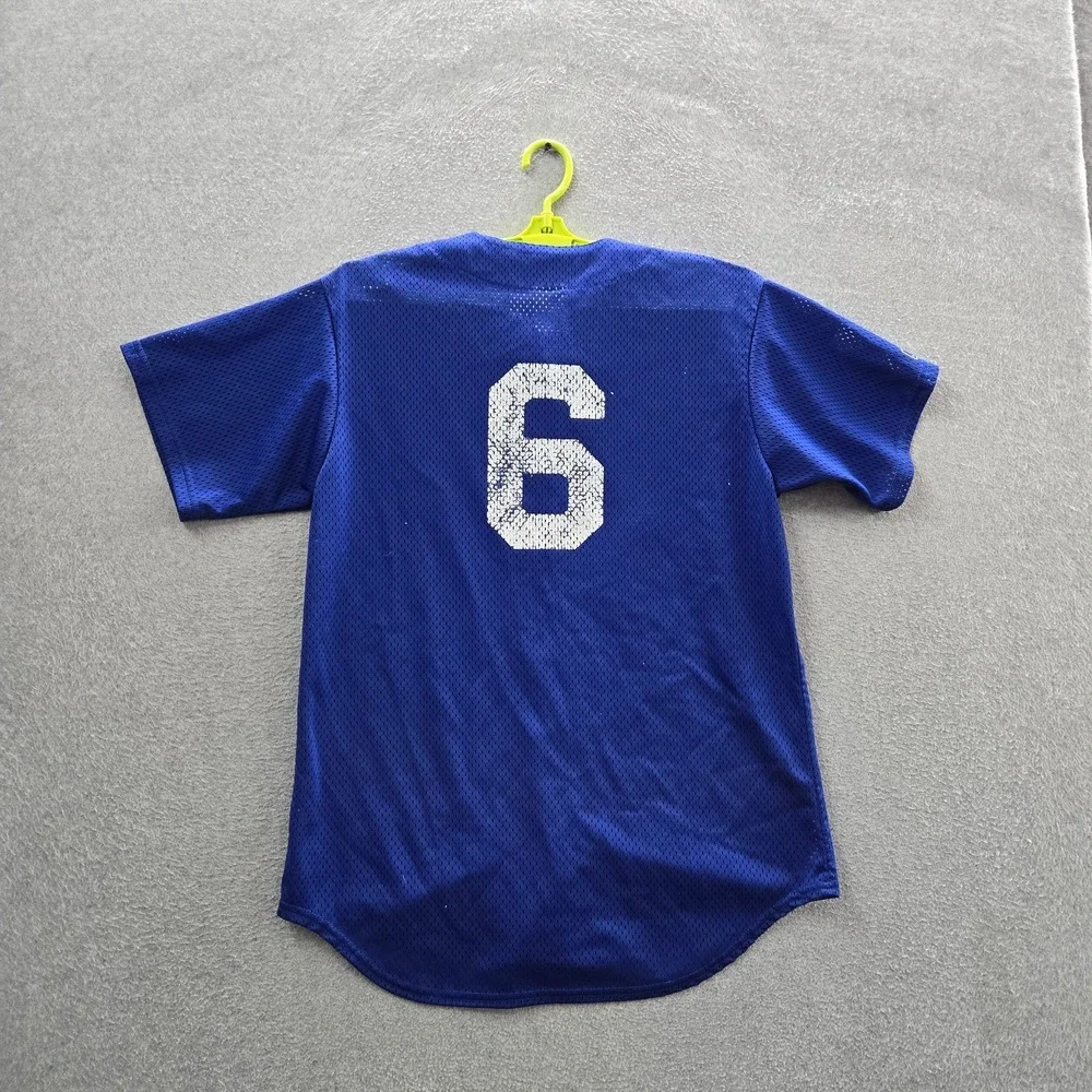VINTAGE Los Angeles Dodgers Men Jersey M‎ Blue Majestic Baseball 90s USA